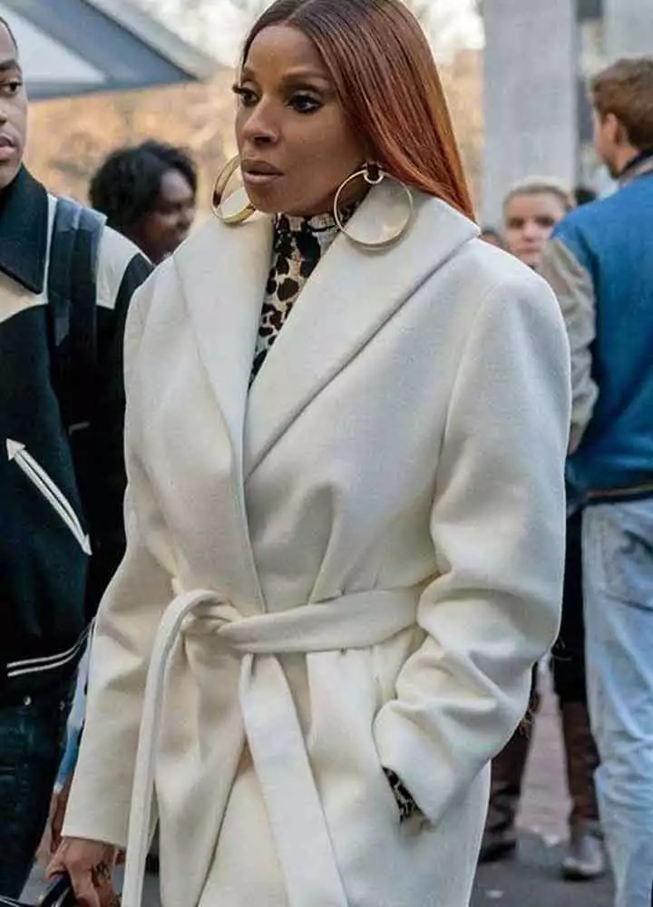 Power Book II Ghost Mary J. Blige (Monet) White Coat