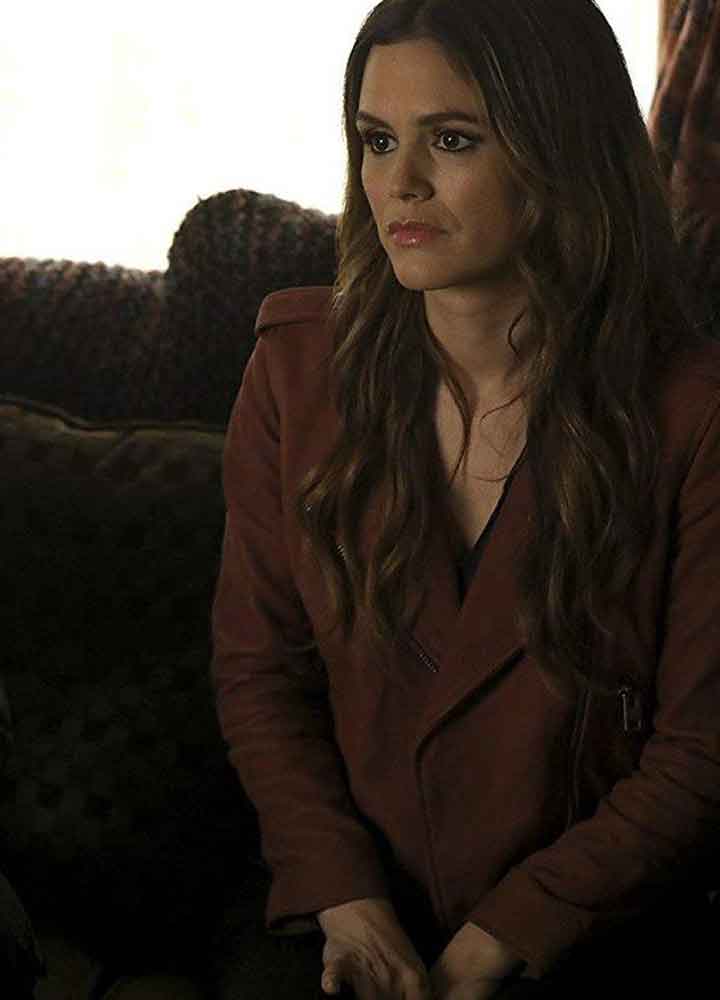 Take Two Sam Swift ( Rachel Bilson ) Suede Leather Jacket