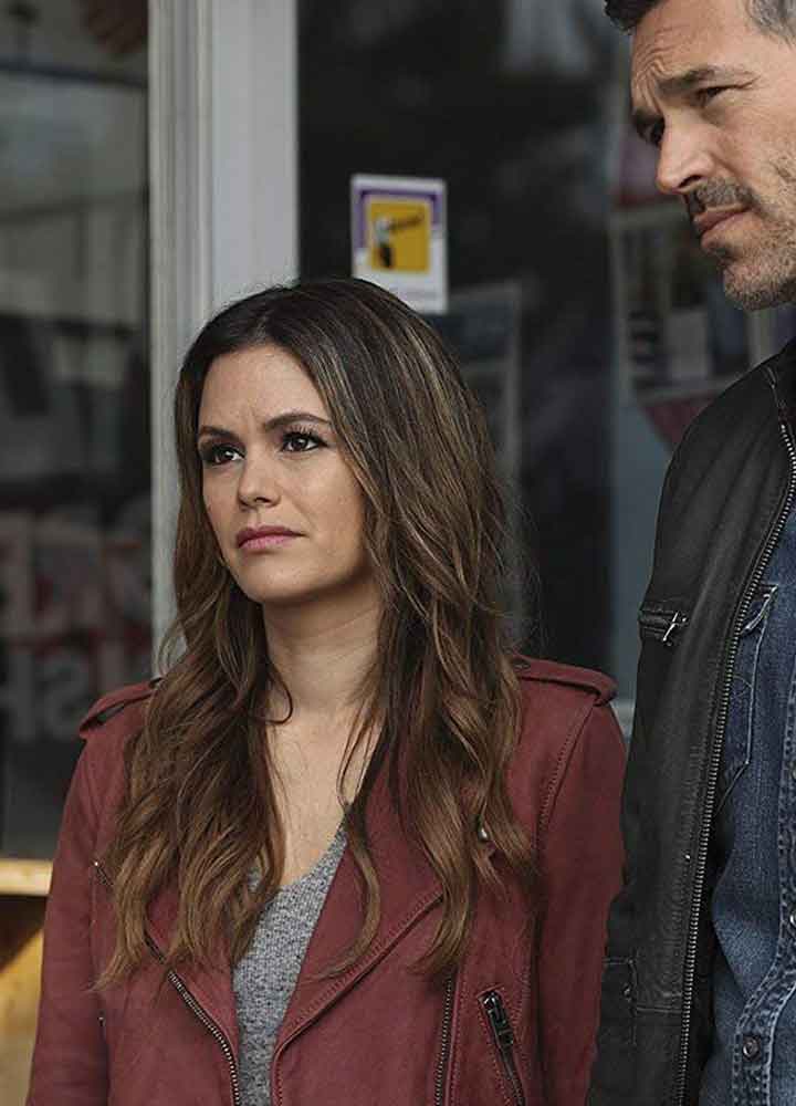 Take Two Sam Swift ( Rachel Bilson ) Suede Leather Jacket