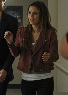 Take Two Sam Swift ( Rachel Bilson ) Suede Leather Jacket