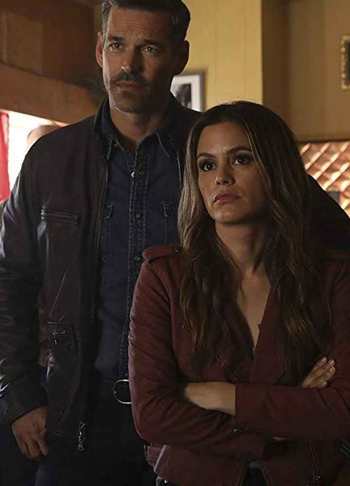 Take Two Sam Swift ( Rachel Bilson ) Suede Leather Jacket