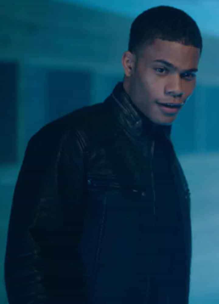 Riverdale (Chuck Clayton) Jordan Calloway Black Leather Jacket Riverdale (Chuck Clayton) Jordan Calloway Black Leather Jacket
