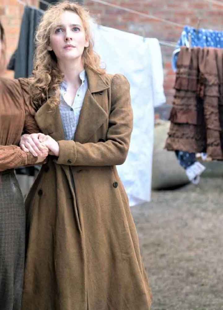 The Nevers 2021 Penance Adair Brown Coat 