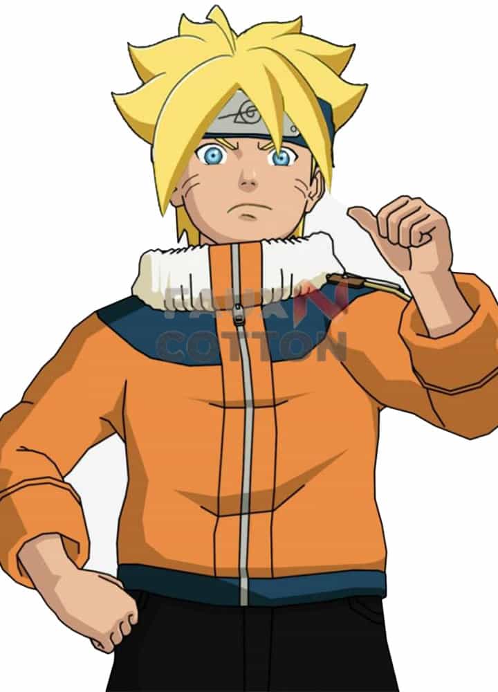 Naruto Boruto Uzumaki Blue And Orange Jacket Naruto Boruto Uzumaki Blue And Orange Jacket