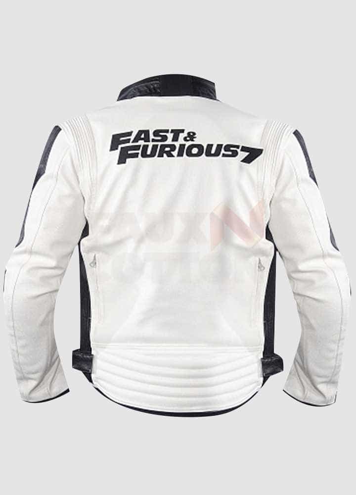 Fast And Furious 7 Vin Diesel Real Leather Jacket