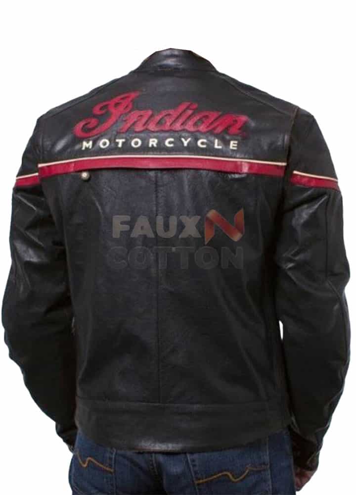 Indian Freeway Black Motorcycle Leather Jacket Indian Freeway Black Motorcycle Leather Jacket