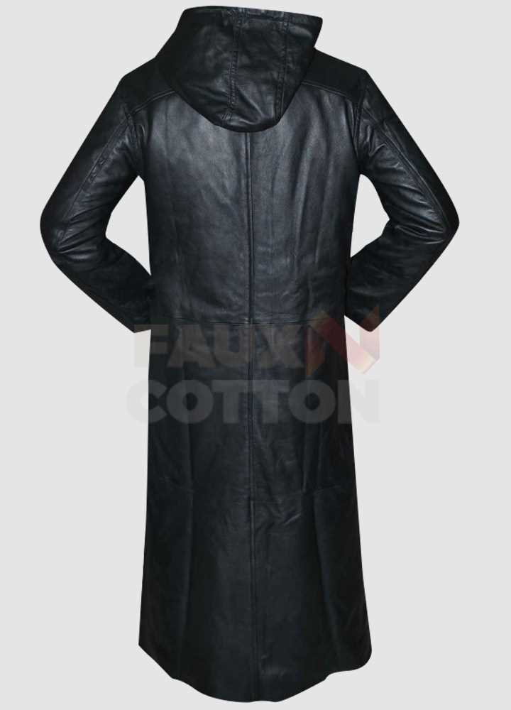 Kingdom Hearts Organization 13 Enigma Leather Hoodie Coat