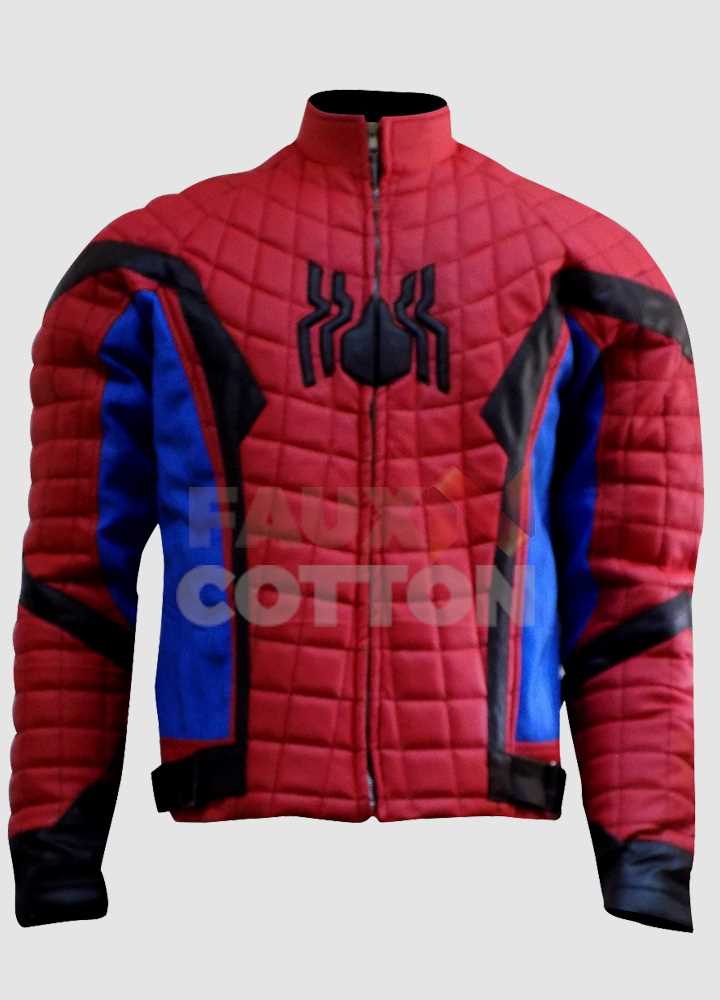 Spider-Man Homecoming Tom Holland Costume Leather Jacket