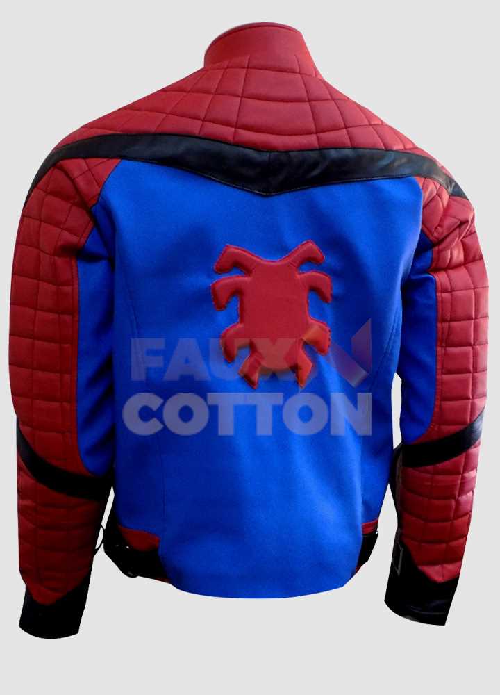 Spider-Man Homecoming Tom Holland Costume Leather Jacket Spider-Man Homecoming Tom Holland Costume Leather Jacket