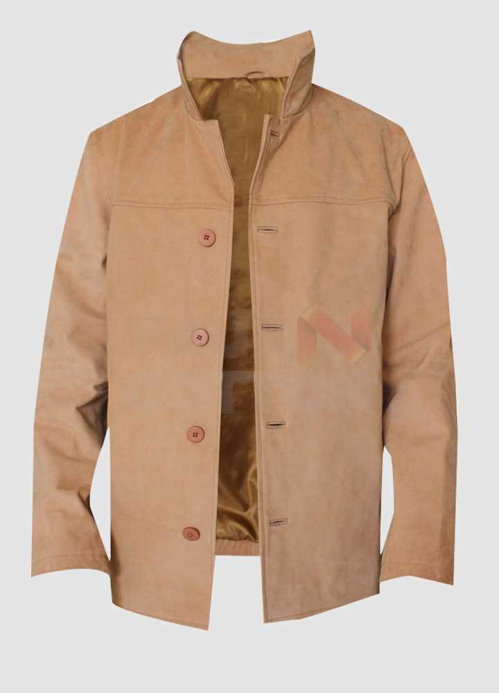 Vanilla Sky Tom Cruise Brown Suede Leather Jacket