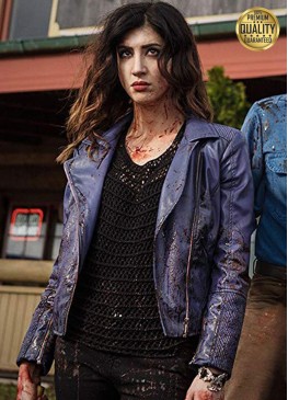 Ash vs Evil Dead Kelly Maxwell ( Dana DeLorenzo ) Purple  Jacket