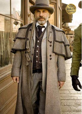Christoph Waltz Django Unchained (Dr. King Schultz) Wool Trench Coat