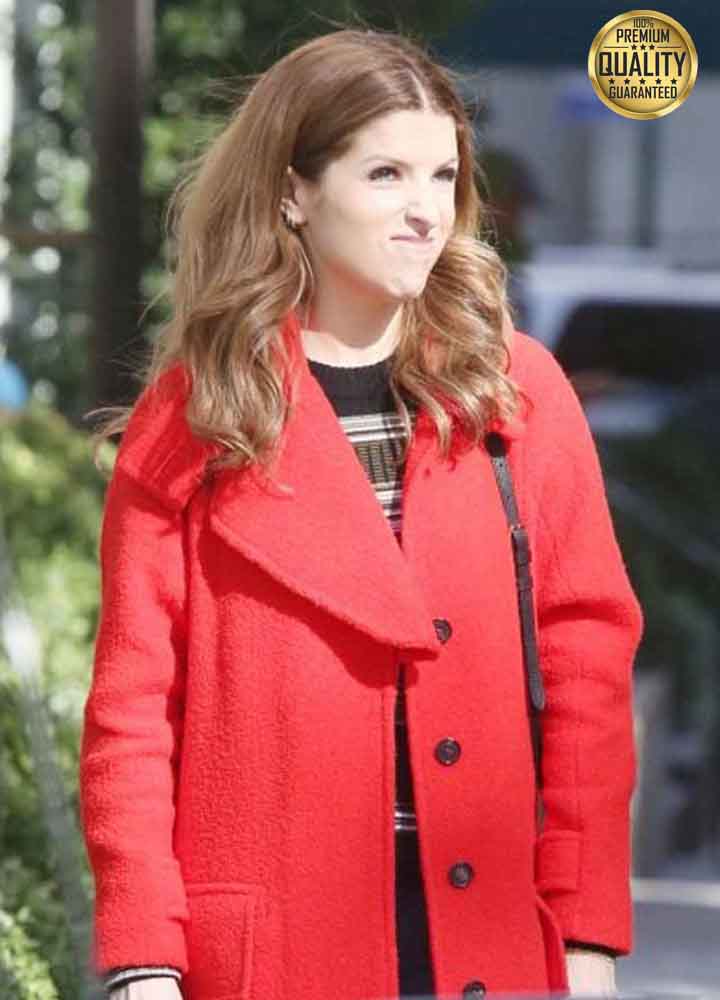 Anna Kendrick Love Life Darby Carter Red Coat
