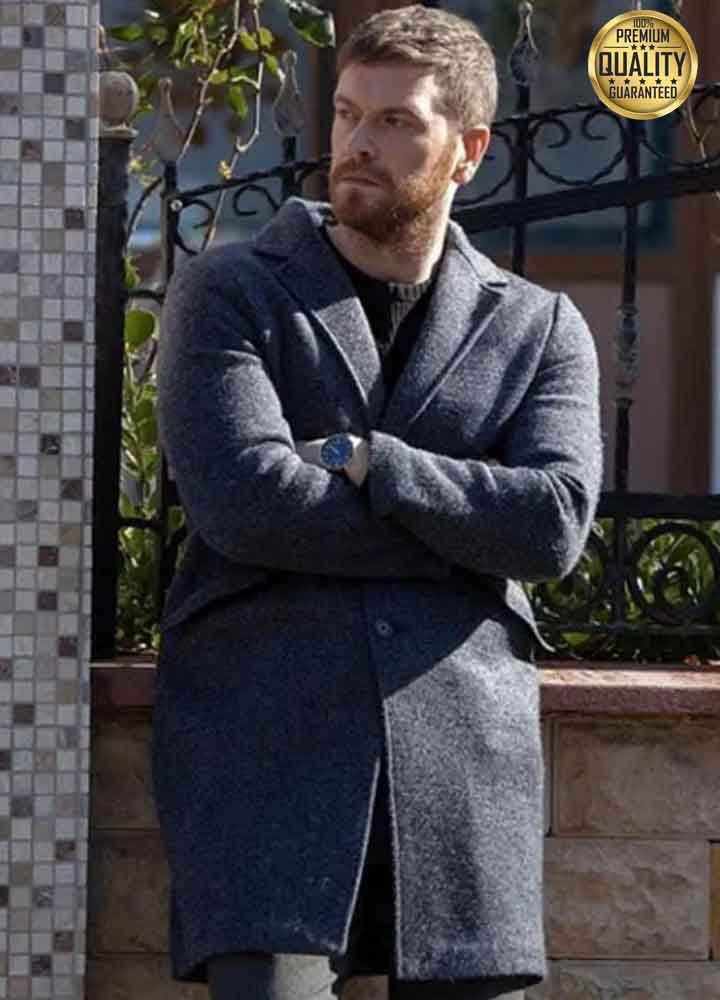 Engin Öztürk 50M2 Gölge Grey Wool Coat