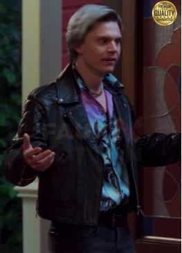 WandaVision Pietro Maximoff Black Leather Jacket