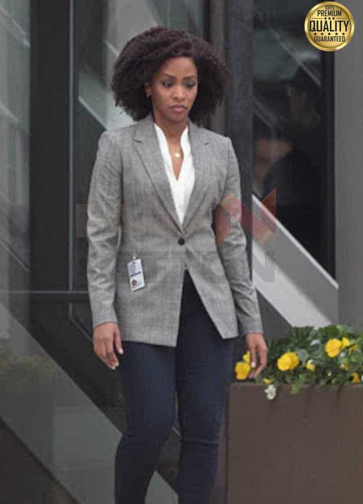 WandaVision Teyonah Parris Grey Blazer Jacket