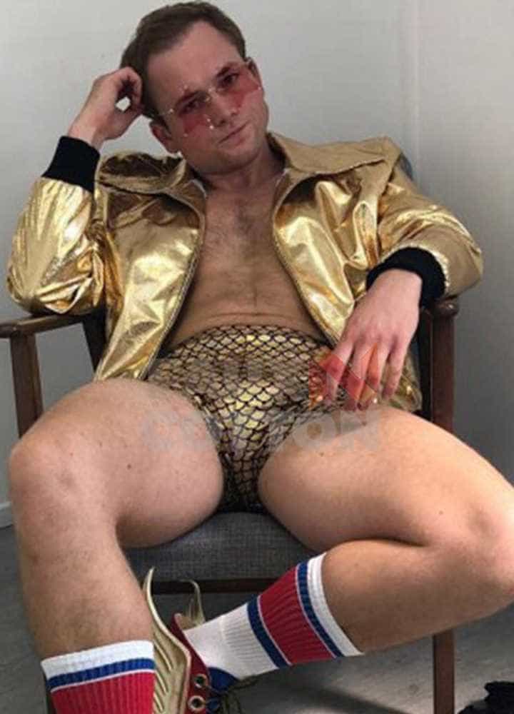Rocketman Taron Egerton Bomber Jacket