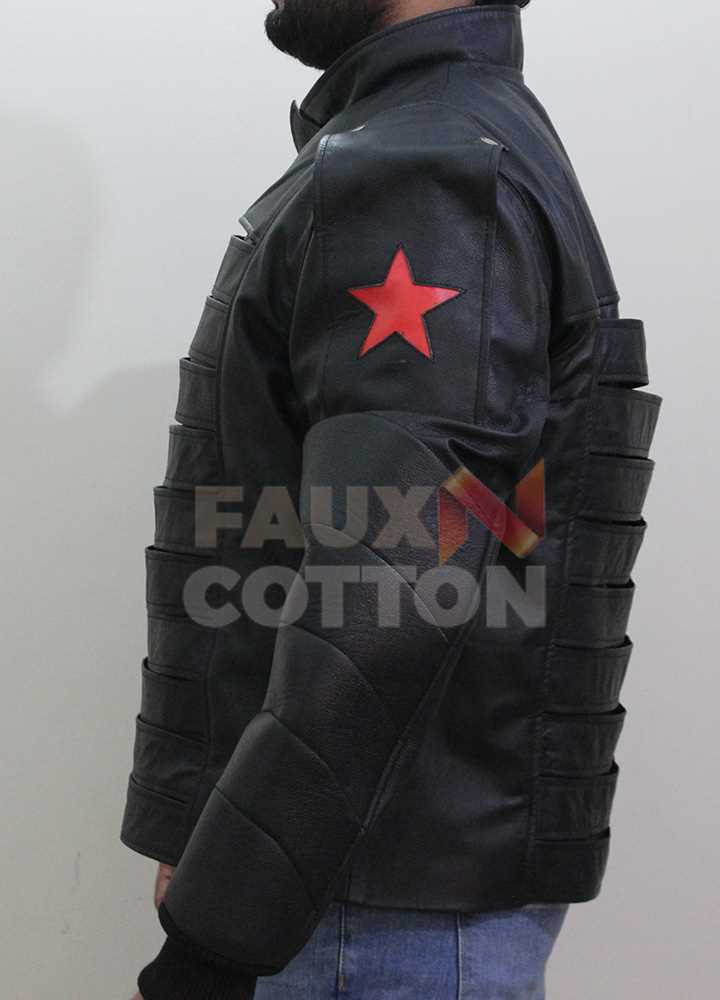 Winter Soldier Bucky Barnes Removeable Sleeves Jacket Winter Soldier Bucky Barnes Removeable Sleeves Jacket