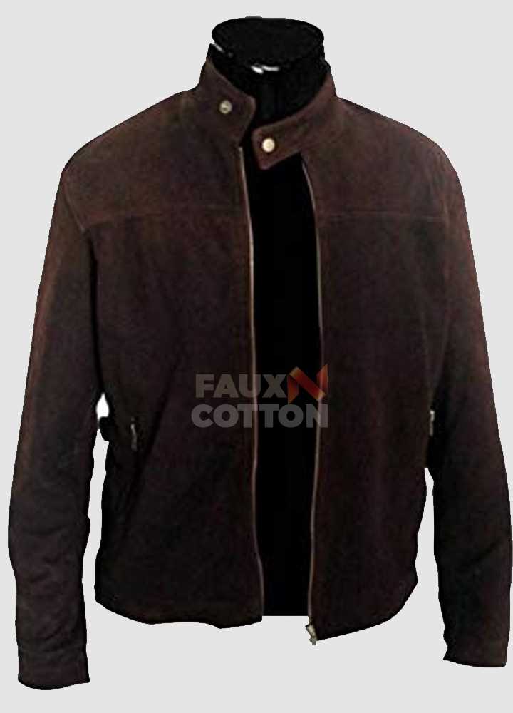 Mission Impossible 3 Tom Cruise  Brown Suede Jacket