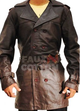 Sweeney Todd Johnny Depp Leather Trench Coat