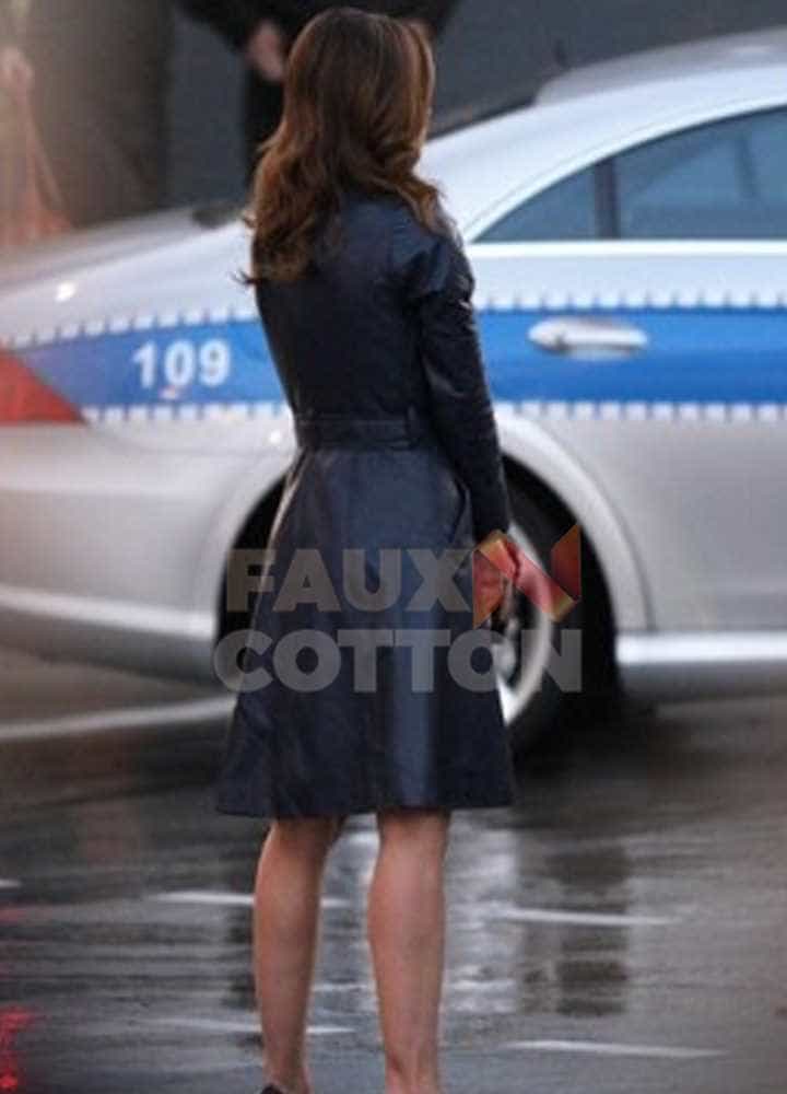 JESSICA BIEL THE A TEAM TRENCH COAT