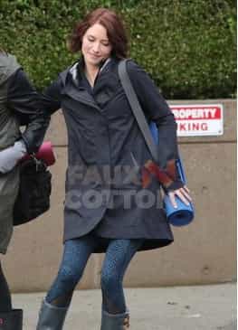Supergirl Chyler Leigh Hood Coat