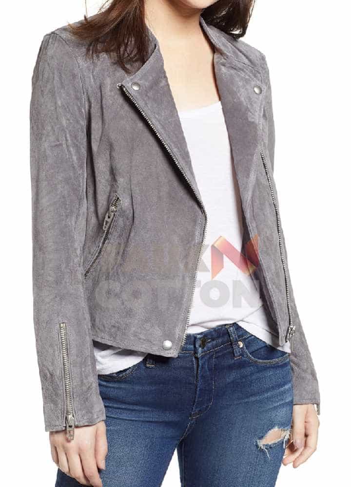 Supergirl Nicole Maines Suede Jacket 