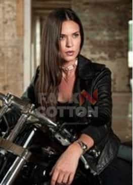Supergirl Odette Annable Black Leather Jacket