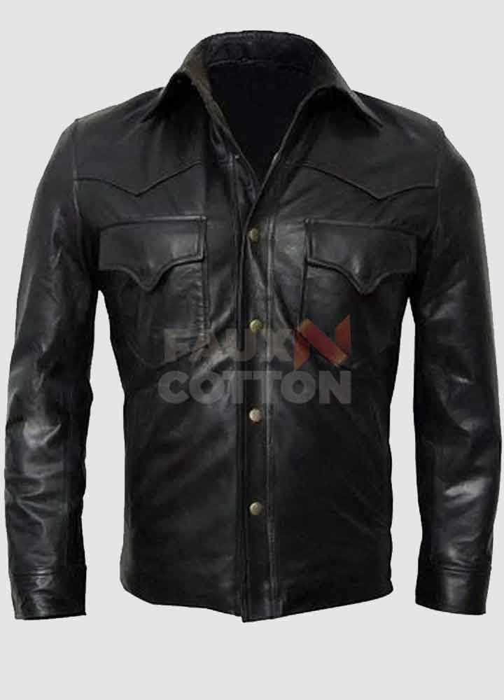 David Morrissey The Walking Dead Jacket | The Governor Leather Jacket