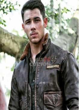 Jumanji 2 Nick Jonas Brown Jacket