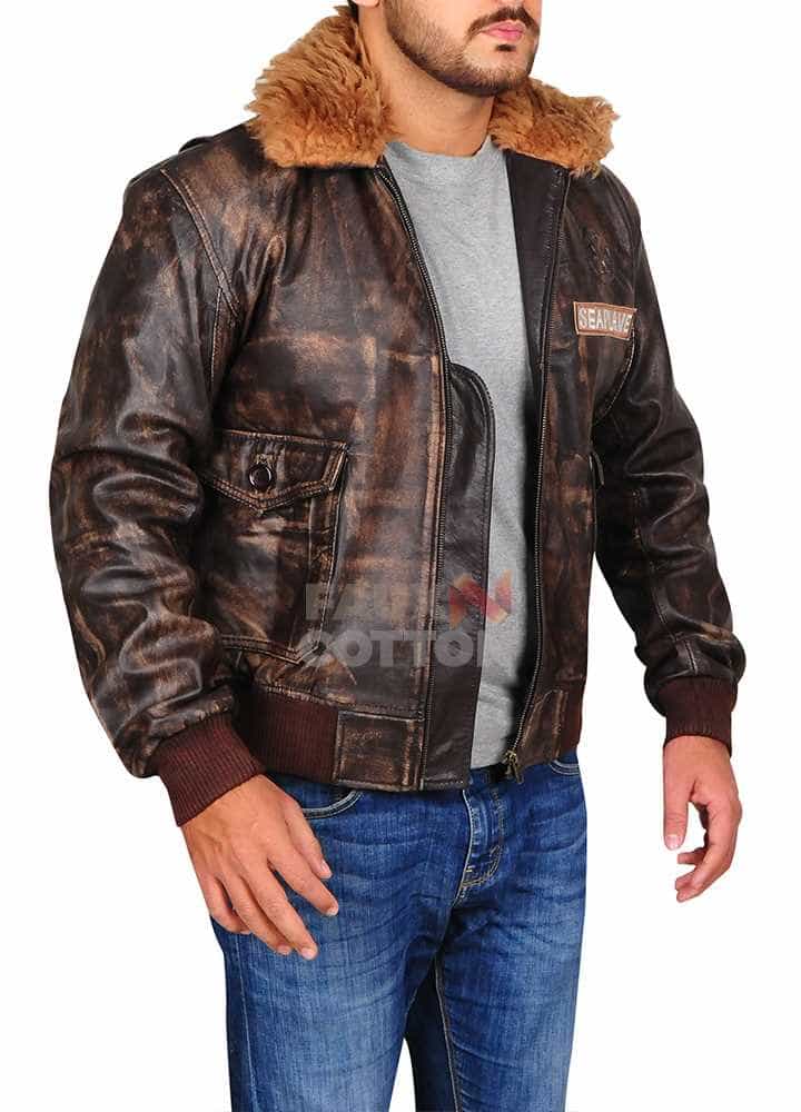 Jumanji 2 Nick Jonas Brown Jacket