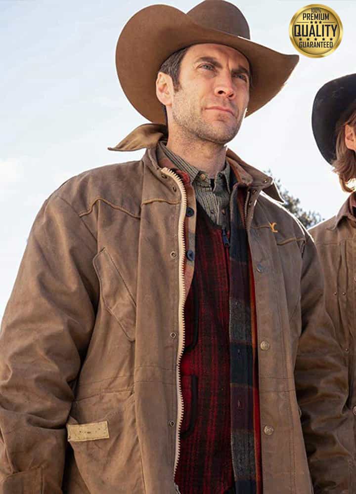 Jamie Dutton Yellowstone Wes Bentley Cotton Jacket