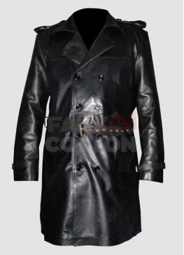 Johnny Depp Sweeney Todd Leather Trench Coat