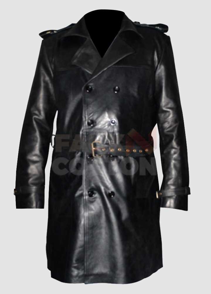 Johnny Depp Sweeney Todd Leather Trench Coat Johnny Depp Sweeney Todd Leather Trench Coat