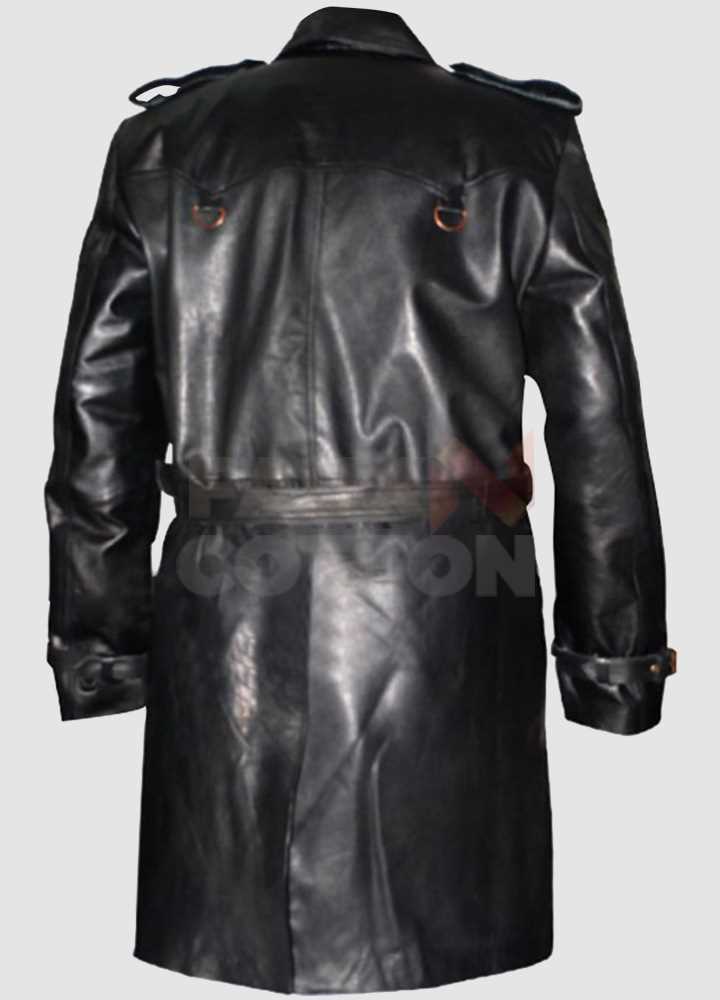 Johnny Depp Sweeney Todd Leather Trench Coat Johnny Depp Sweeney Todd Leather Trench Coat