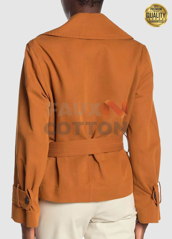 L.A.’s Finest Nancy McKenna Orange Belted Jacket L.A.’s Finest Nancy McKenna Orange Belted Jacket