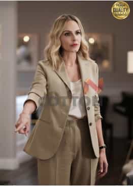 All American Monet Mazur Brown Blazer Jacket