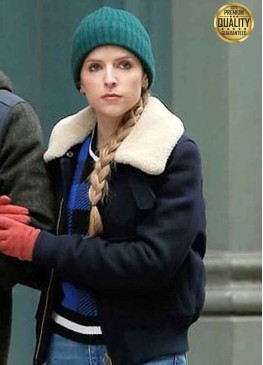 Love Life  Darby Carter Blue Shearling Jacket