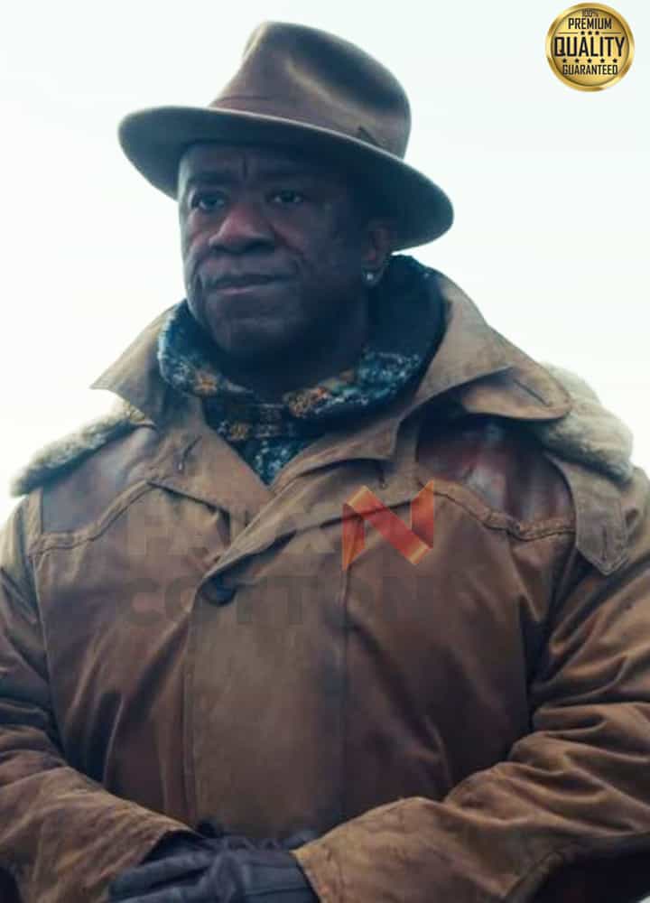 His Dark Materials Season 2 John Faa Brown Trench Coat His Dark Materials Season 2 John Faa Brown Trench Coat