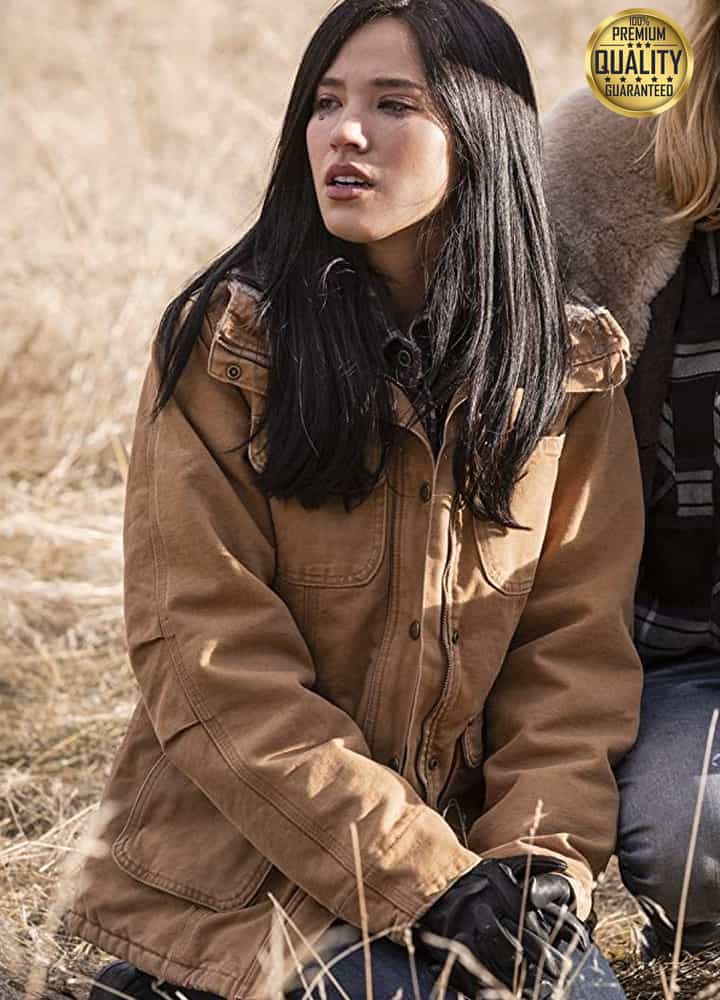Yellowstone Kelsey Asbille ( Monica Dutton ) Brown Jacket
