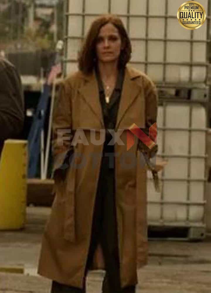 L.A.’s Finest Carlene Hart Brown Cotton Coat