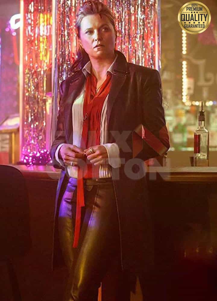 Ruby Knowby Ash vs Evil Dead Black Leather Coat
