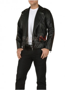 Adult Grease Authentic T-birds Leather Jacket For Men's