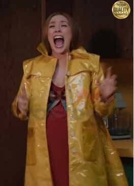 WandaVision Wanda Maximoff ( Elizabeth Olsen) Yellow Coat