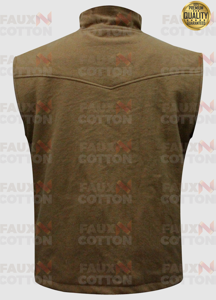 Kevin Costner Yellowstone John Dutton Brown Vest Kevin Costner Yellowstone John Dutton Brown Vest